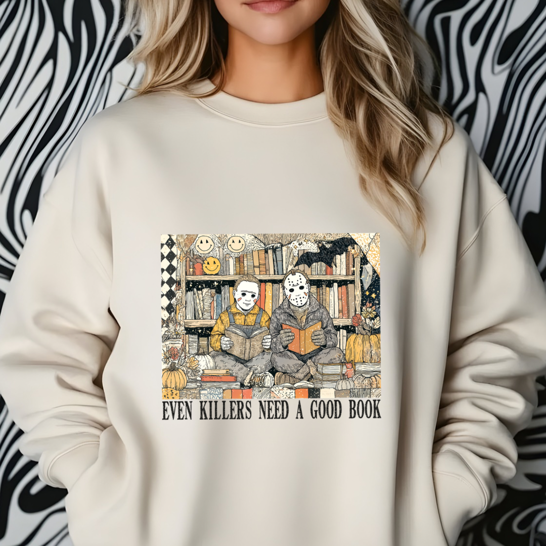 Serial Killer Books Sweatshirt