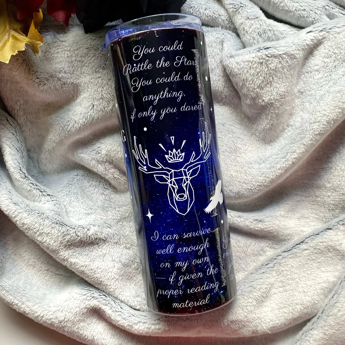 Fire Breathing B Queen Tumbler