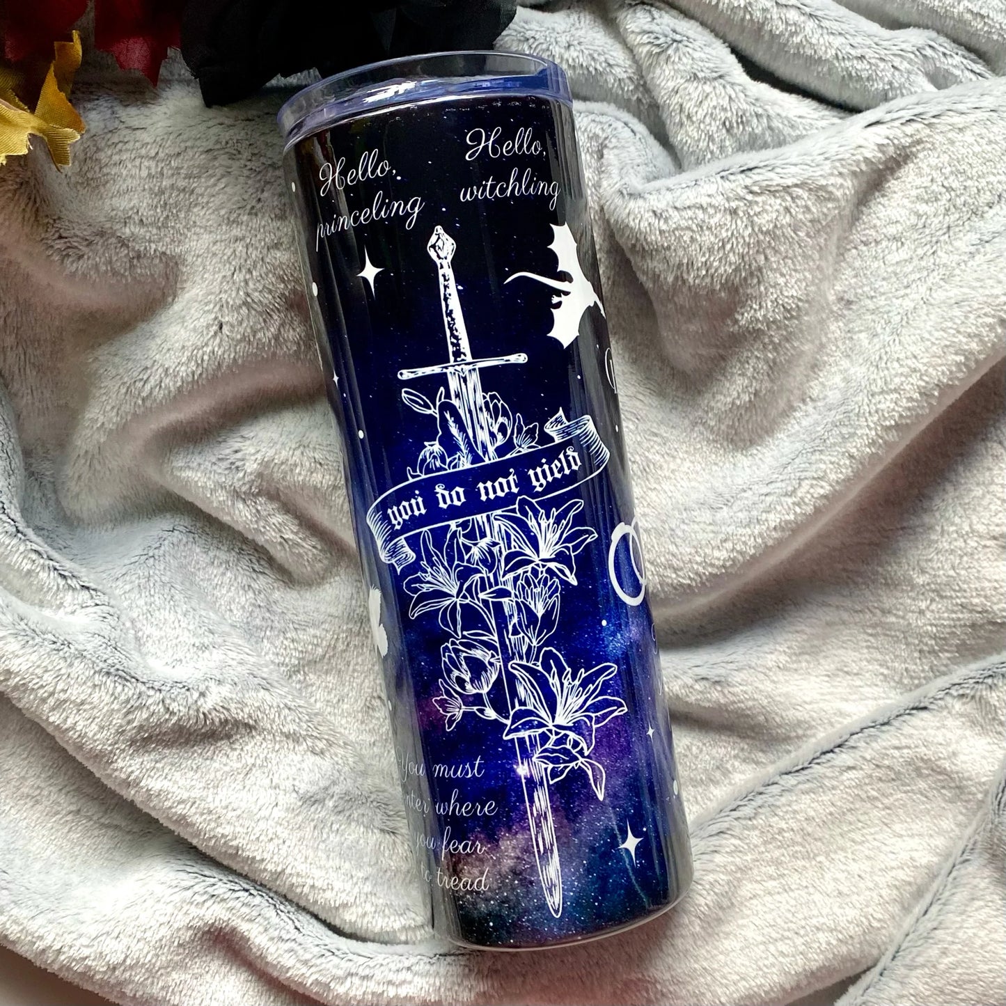 Fire Breathing B Queen Tumbler