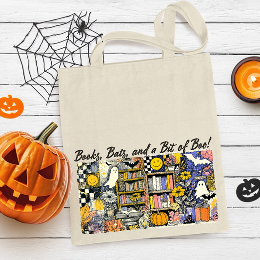 Books & Bats Tote Bag