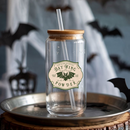 Bat Wing Powder Glass Cup