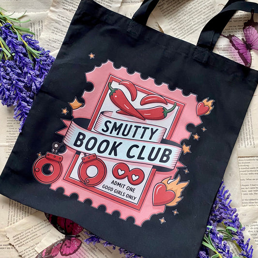 Smutty Book Club Tote Bag