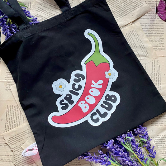 Spicy Book Club Tote Bag