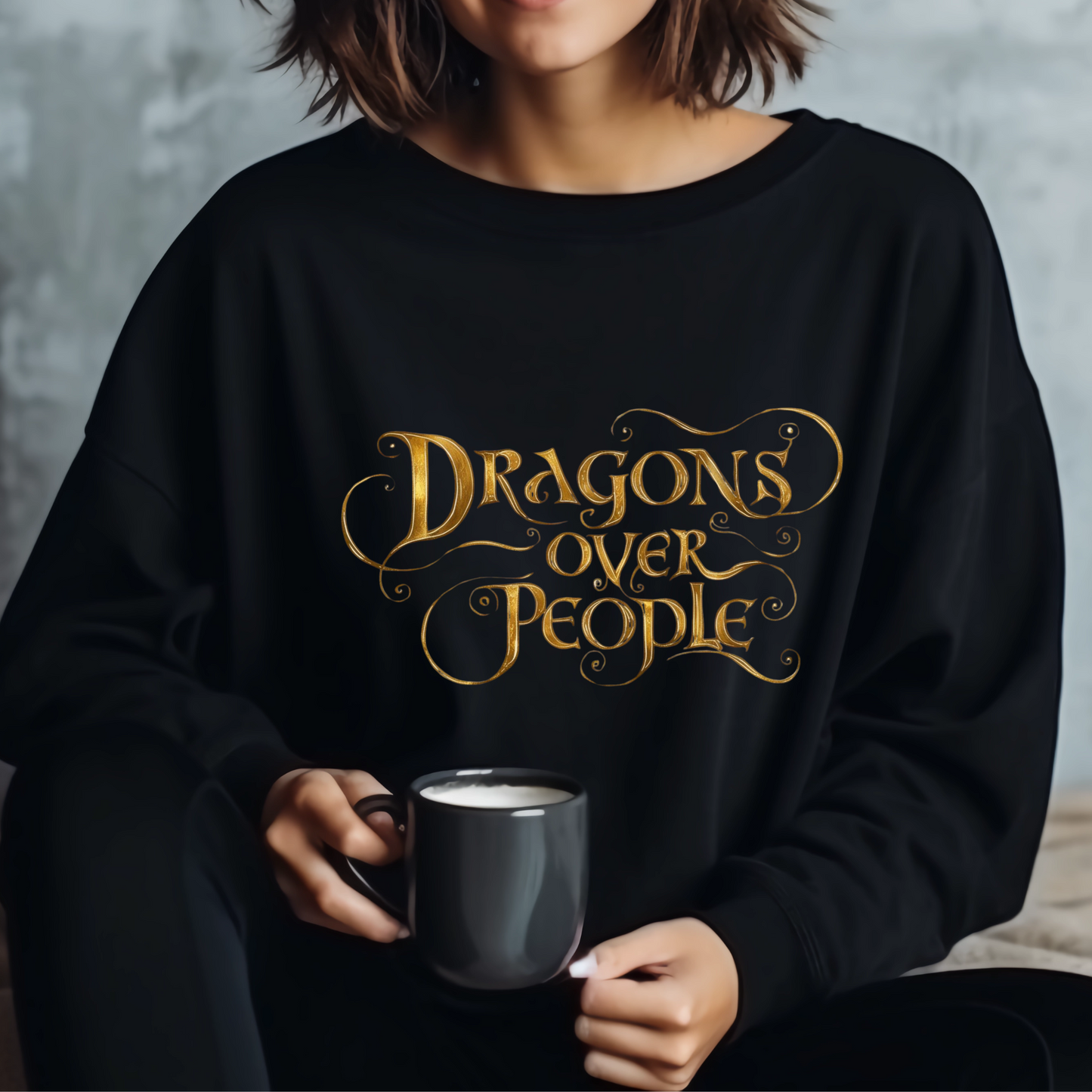 Dragons Over People Sweatshirt