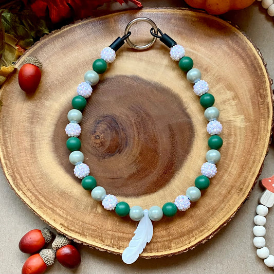 Throne of Glass-inspired silicone beaded dog collar made from durable, food-grade silicone – stylish and functional for everyday use or decorative wear, perfect for Sarah J. Maas fans and their pets.