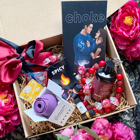 Pages & Passions Book Box | Spicy Adult Romance Book Box for Couples with Pleasure Toy